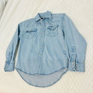Wrangler Western Light Blue Shirt